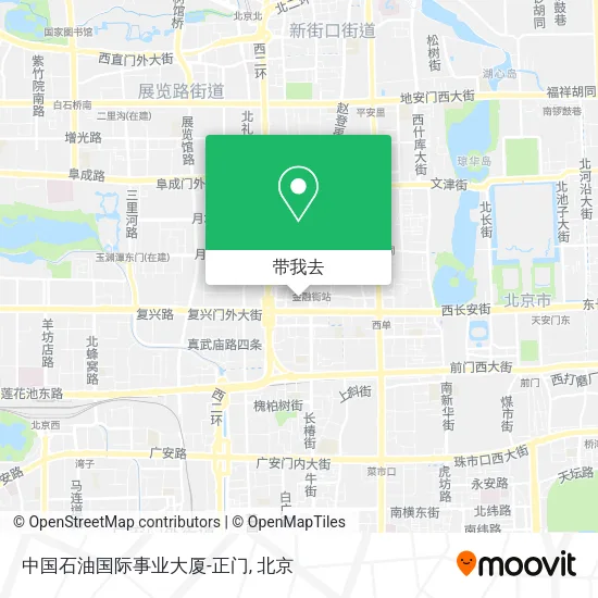 中国石油国际事业大厦-正门地图