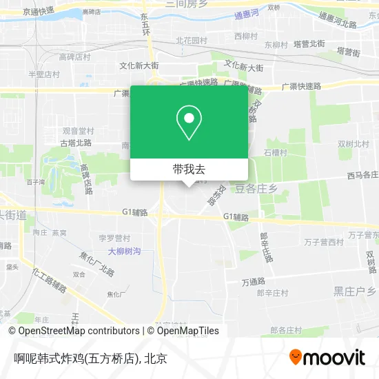 啊呢韩式炸鸡(五方桥店)地图