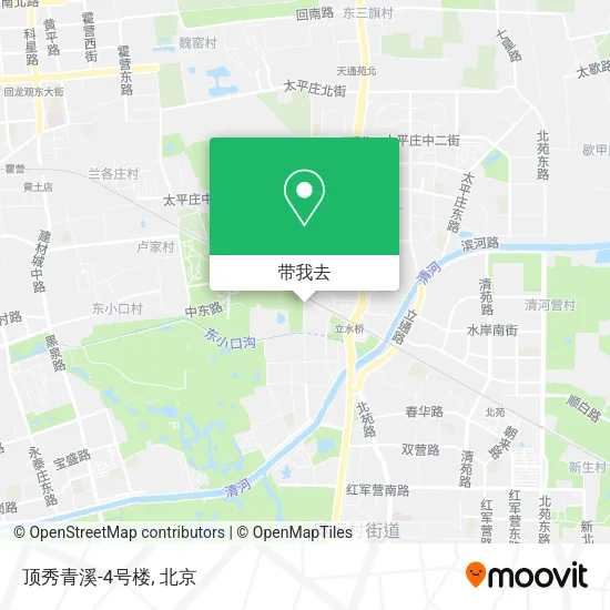 顶秀青溪-4号楼地图