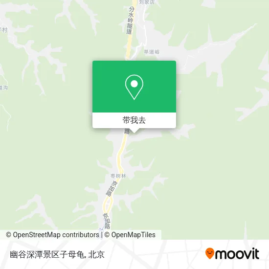 幽谷深潭景区子母龟地图
