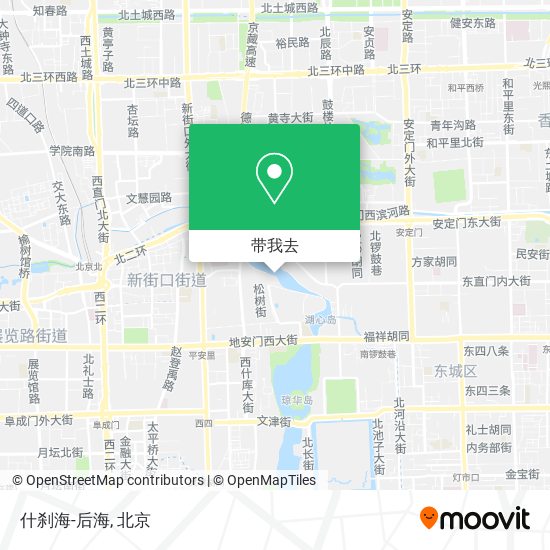 什刹海-后海地图
