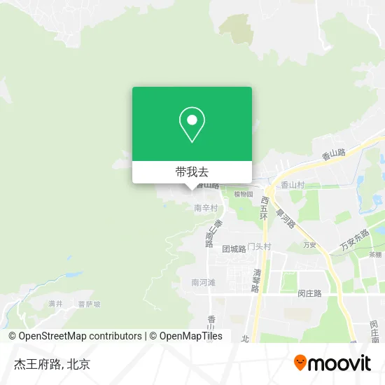 杰王府路地图