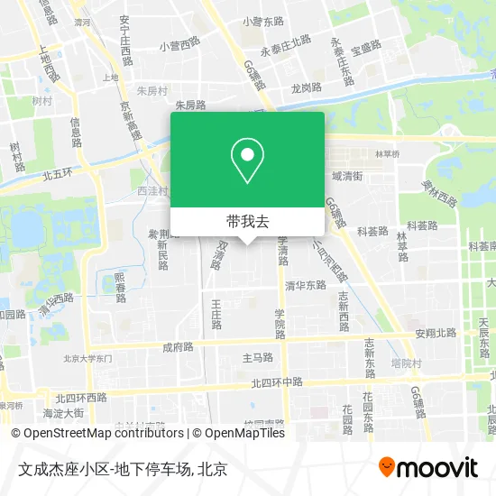 文成杰座小区-地下停车场地图