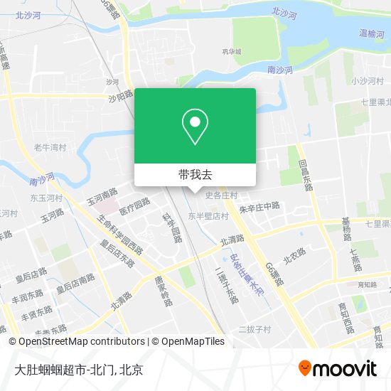 大肚蝈蝈超市-北门地图