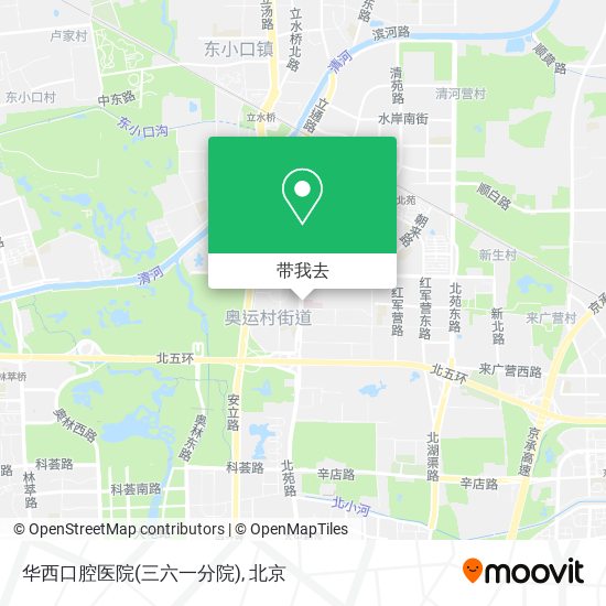 华西口腔医院(三六一分院)地图