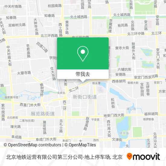 北京地铁运营有限公司第三分公司-地上停车场地图