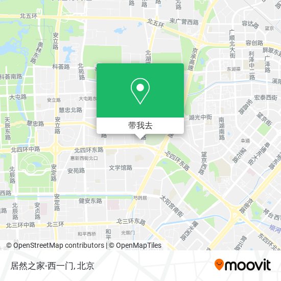 居然之家-西一门地图