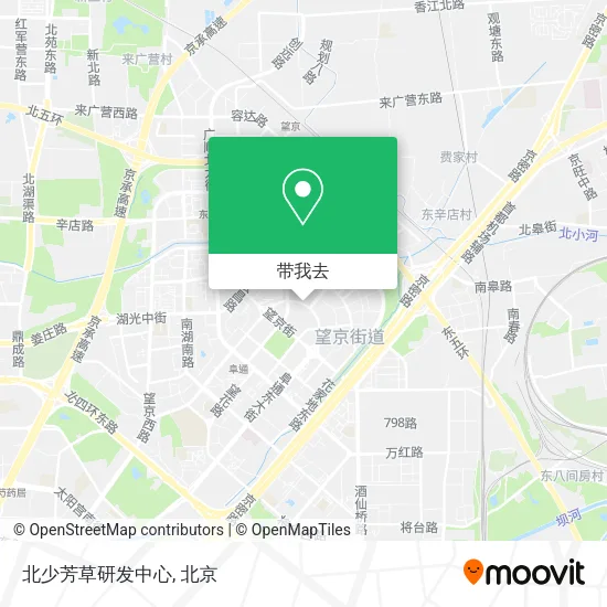 北少芳草研发中心地图