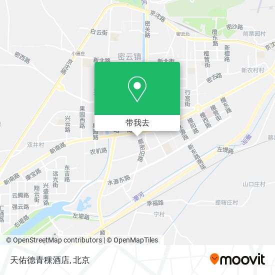 天佑德青稞酒店地图