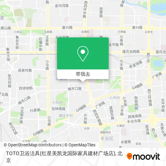TOTO卫浴洁具(红星美凯龙国际家具建材广场店)地图