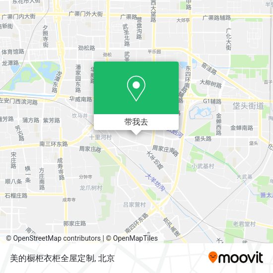 美的橱柜衣柜全屋定制地图