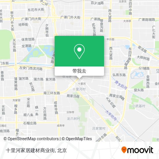 十里河家居建材商业街地图