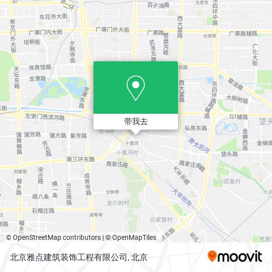 北京雅点建筑装饰工程有限公司地图