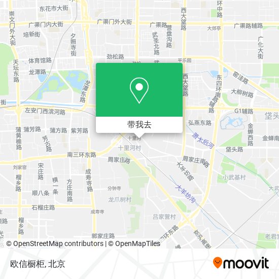欧信橱柜地图