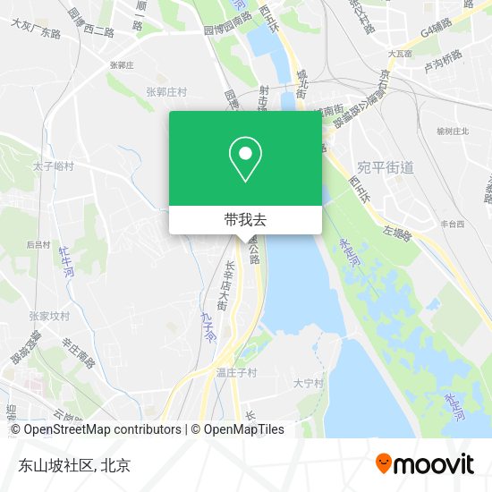 东山坡社区地图