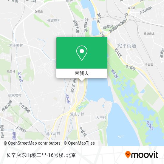 长辛店东山坡二里-16号楼地图