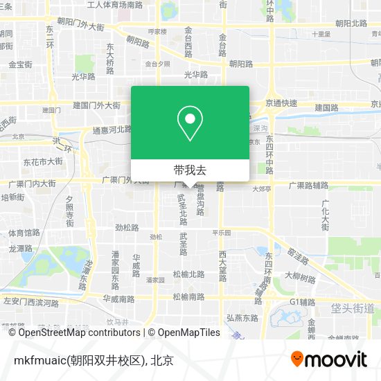 mkfmuaic(朝阳双井校区)地图