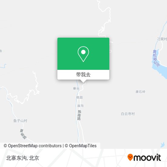 北寨东沟地图