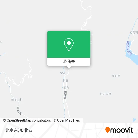 北寨东沟地图