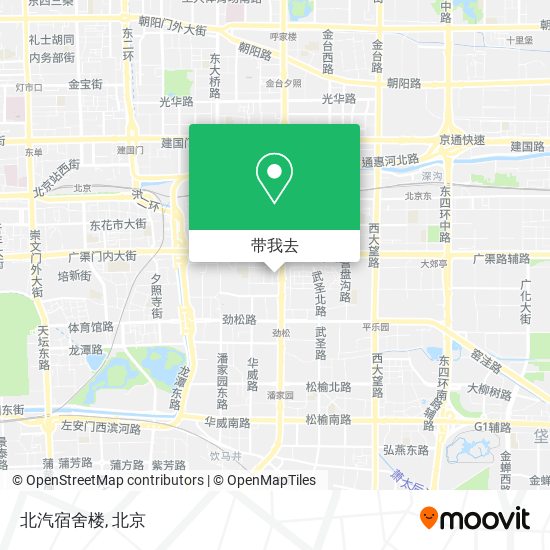 北汽宿舍楼地图
