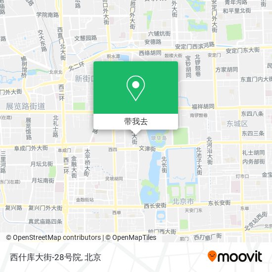 西什库大街-28号院地图