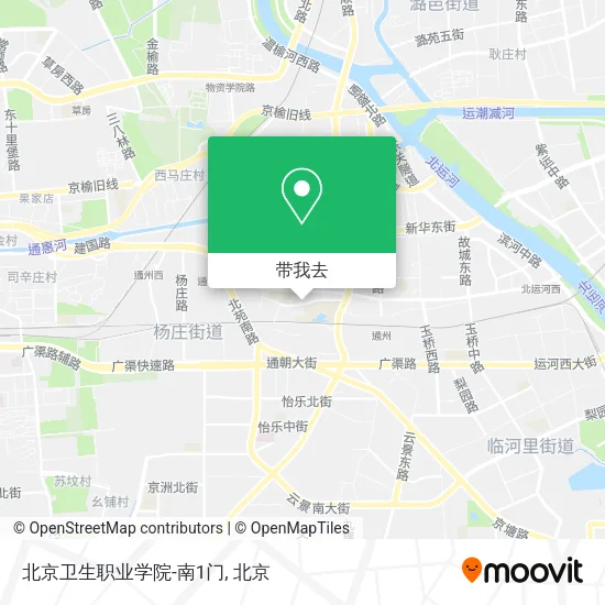 北京卫生职业学院-南1门地图