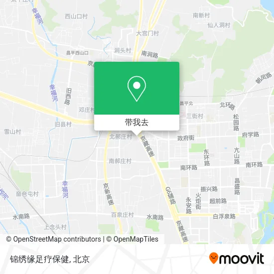 锦绣缘足疗保健地图