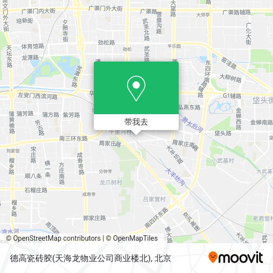 德高瓷砖胶(天海龙物业公司商业楼北)地图