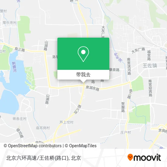 北京六环高速/王佐桥(路口)地图