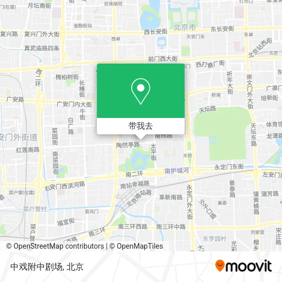 中戏附中剧场地图