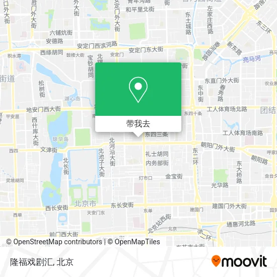 隆福戏剧汇地图