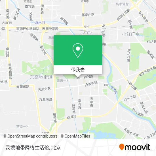 灵境地带网络生活馆地图