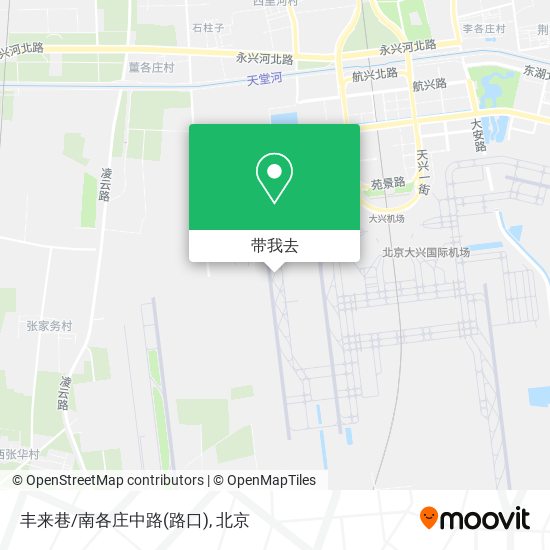 丰来巷/南各庄中路(路口)地图