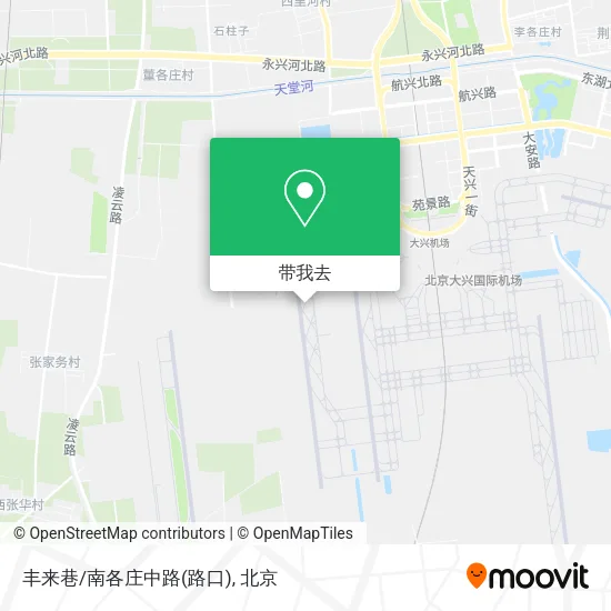 丰来巷/南各庄中路(路口)地图