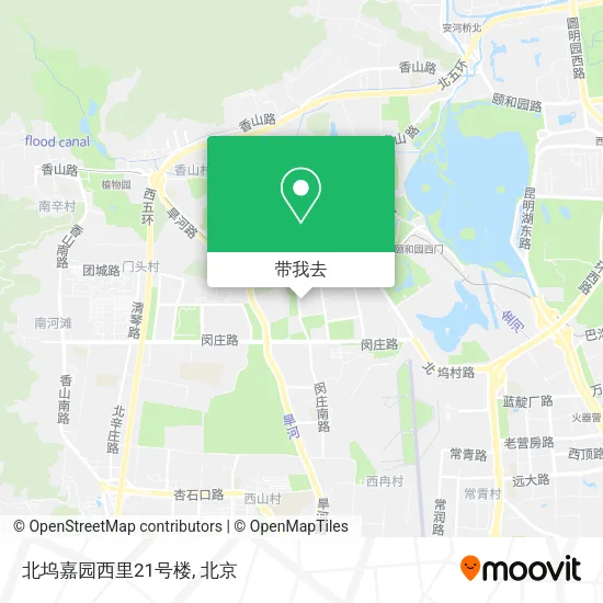 北坞嘉园西里21号楼地图