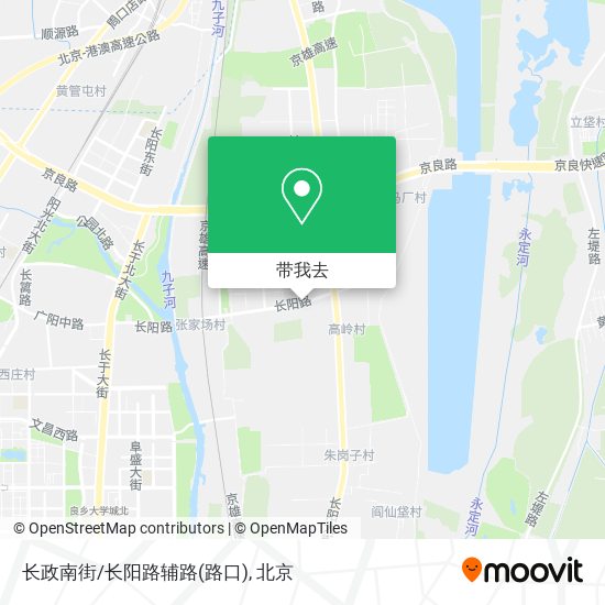 长政南街/长阳路辅路(路口)地图