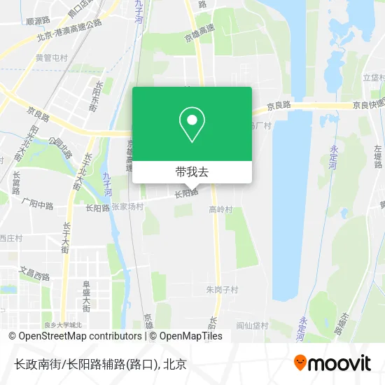 长政南街/长阳路辅路(路口)地图