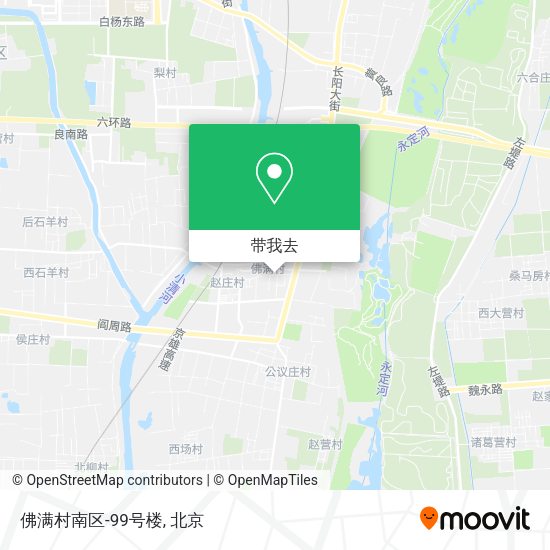 佛满村南区-99号楼地图