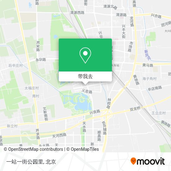 一站一街公园里地图
