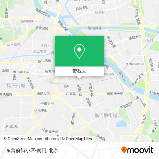 东营前街小区-南门地图
