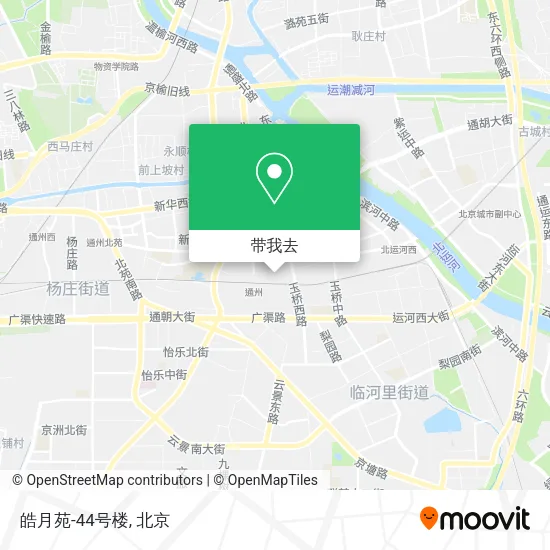 皓月苑-44号楼地图