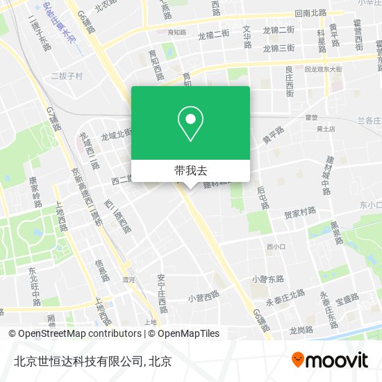 北京世恒达科技有限公司地图