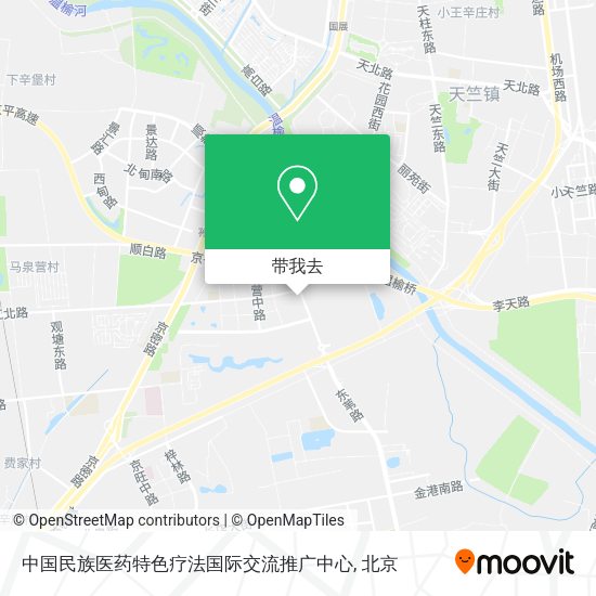 中国民族医药特色疗法国际交流推广中心地图