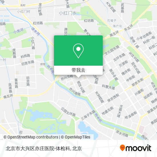 北京市大兴区亦庄医院-体检科地图