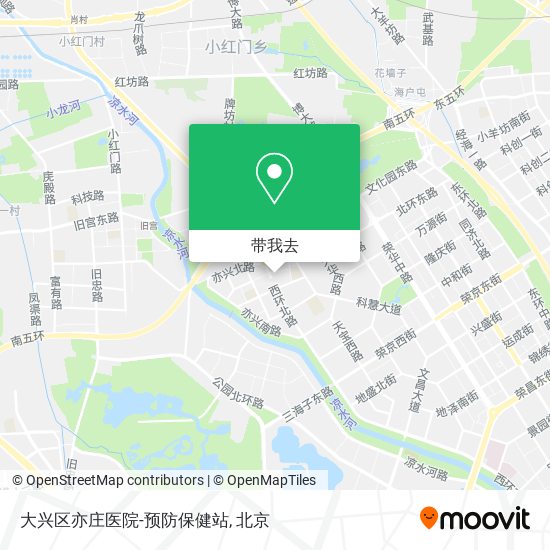 大兴区亦庄医院-预防保健站地图