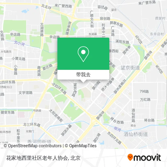 花家地西里社区老年人协会地图