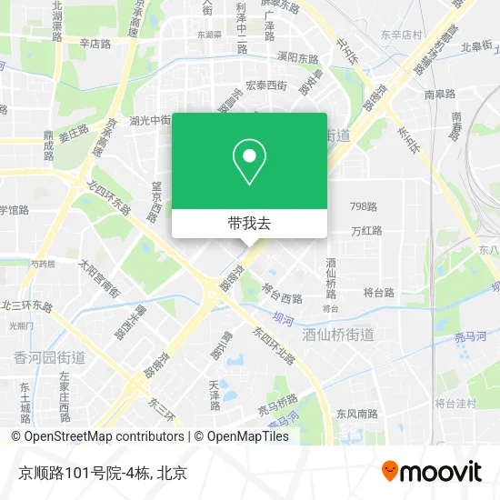京顺路101号院-4栋地图