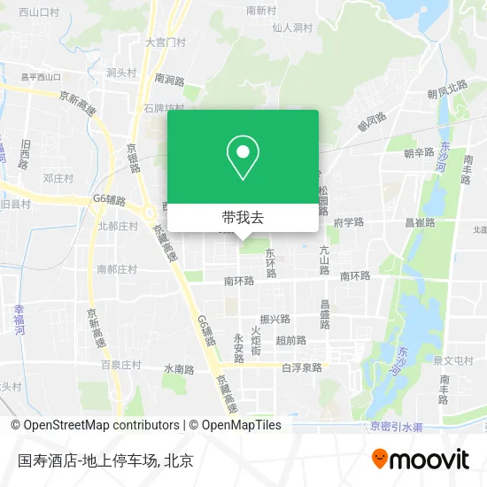 国寿酒店-地上停车场地图