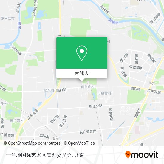一号地国际艺术区管理委员会地图