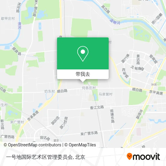 一号地国际艺术区管理委员会地图
